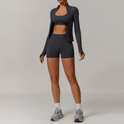 Yoga Set 2/3PCS Seamless Workout Outfit | Glam Bra USA