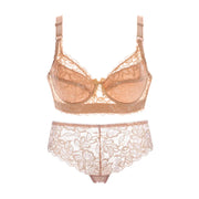 Plus Size Women's Bralette Set