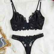 Floral Valentine Set Sexy Lace Brief Panty | Glam Bra USA