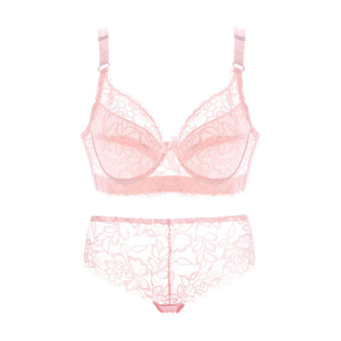 Plus Size Women's Bralette Set