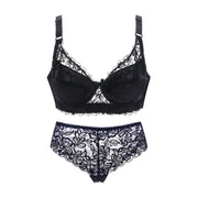 Plus Size Women's Bralette Set