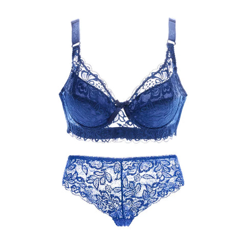 Plus Size Women's Bralette Set