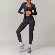 Yoga Set 2/3PCS Seamless Workout Outfit | Glam Bra USA