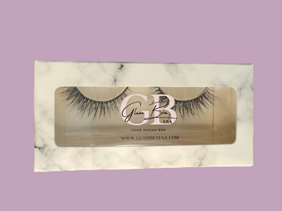 3D Natural Reusable Mink Lashes LX95 Lightweight Look | Glam Bra USA