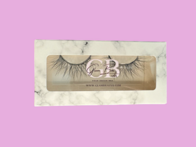 3D Natural Reusable Mink Lashes LX145 Full Volume | Glam Bra USA